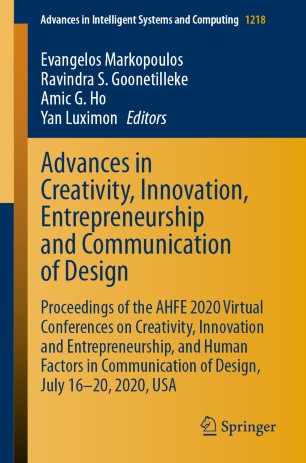 Cover Advances In Creativity, Innovation, Entrepreneurship And Communication Of Design