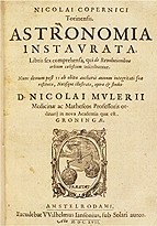 Cover from Copernicus, Astronomia Instaurata, 1617