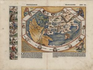 1493 map of World by Schedel