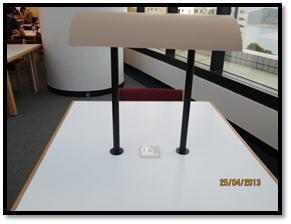 Light switch on LG4 table