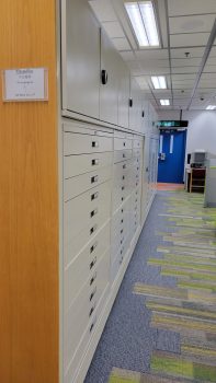 Microforms cabinets moved to LG4