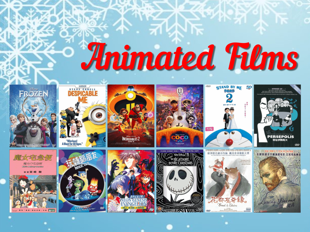 Collection highlight - animated films banner