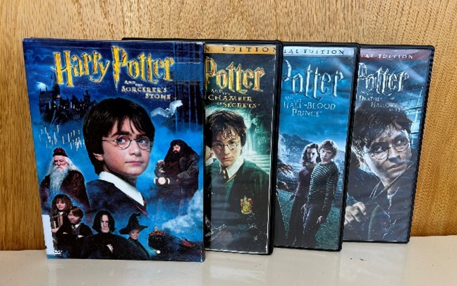 Harry Potter Series DVDs in the HKUST Library