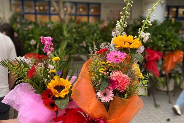 Flower bouquet re-created
