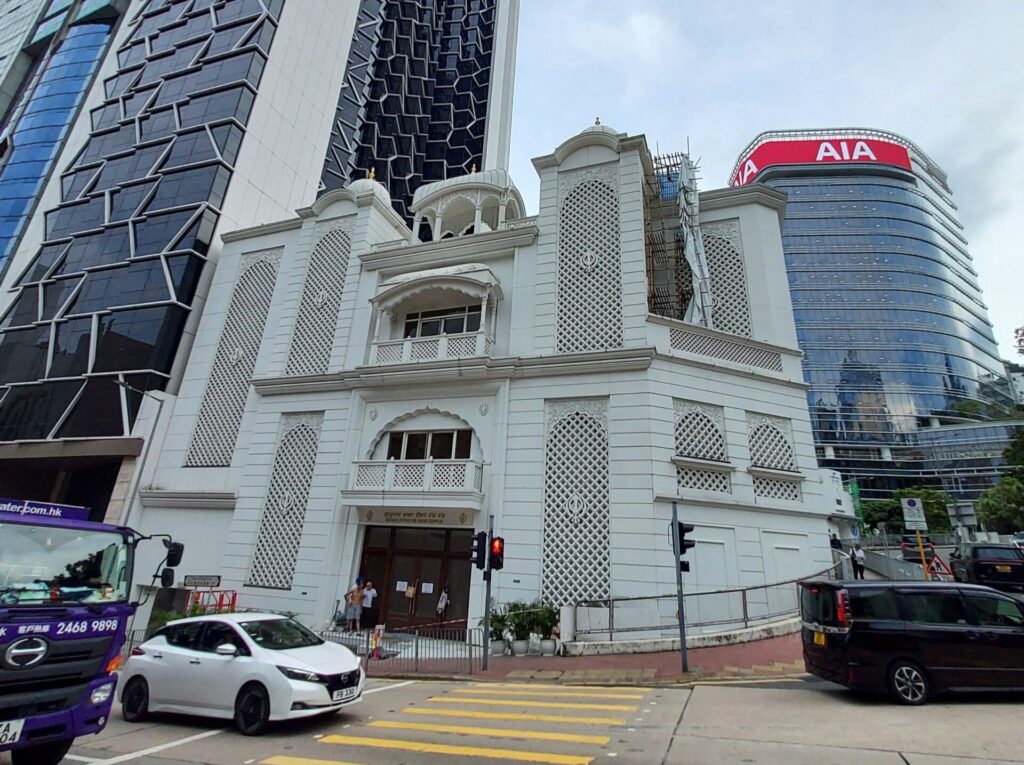 outlook of the Sikh Temple in Wanchai