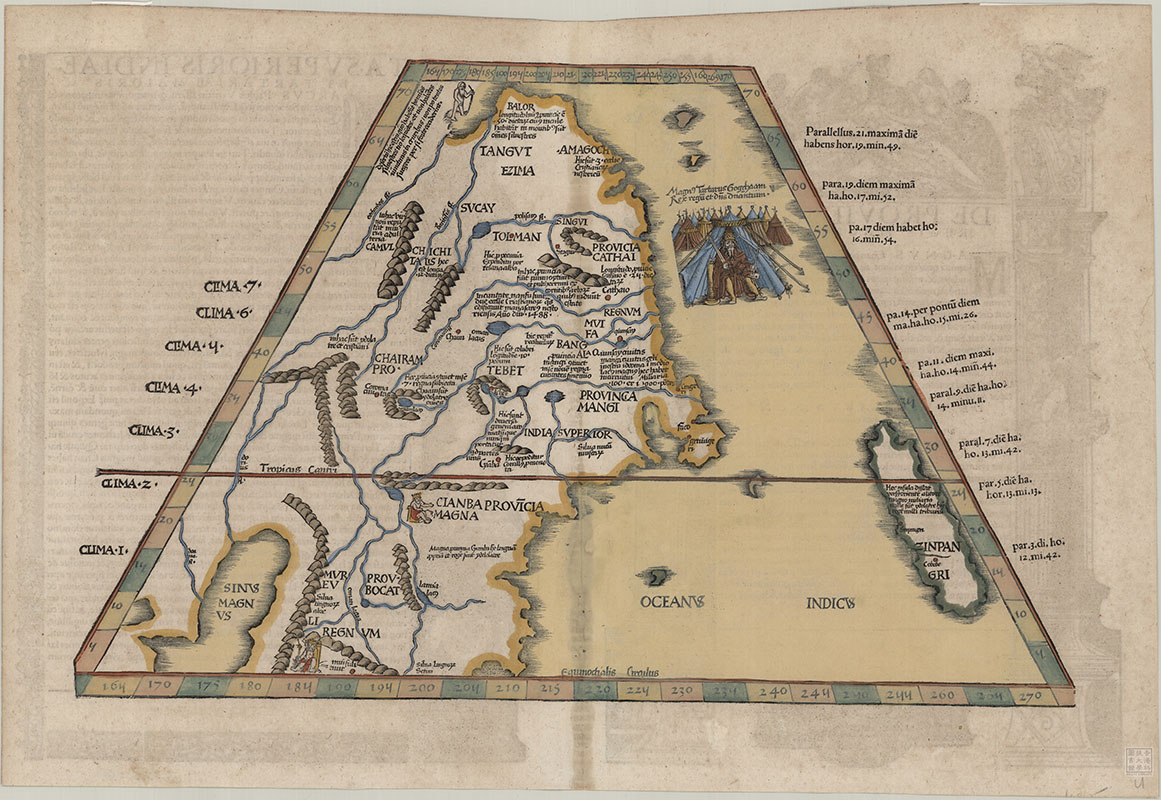 <i>Tabula Svperioris Indiae et Tartariæ Maioris</i><br>[A Map of Upper India and Greater Tartary]