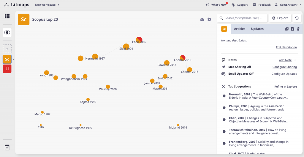 Discover Research Literature Using Visuals: Litmaps