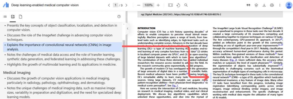 Targeted Reading With AI Outline