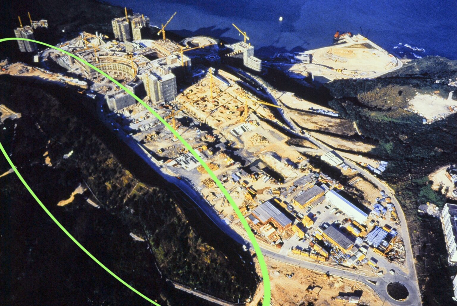 Aerial photo of Fung Shui Ridge