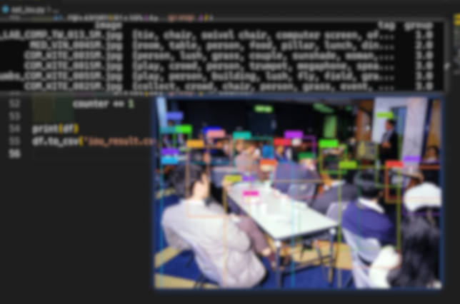 Screenshot of project interface