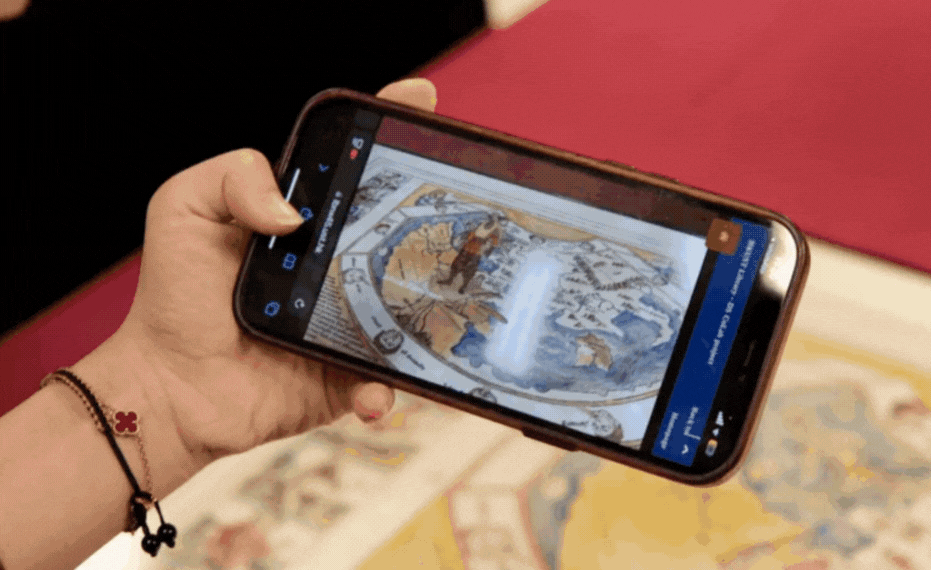 Screenshot of project interface