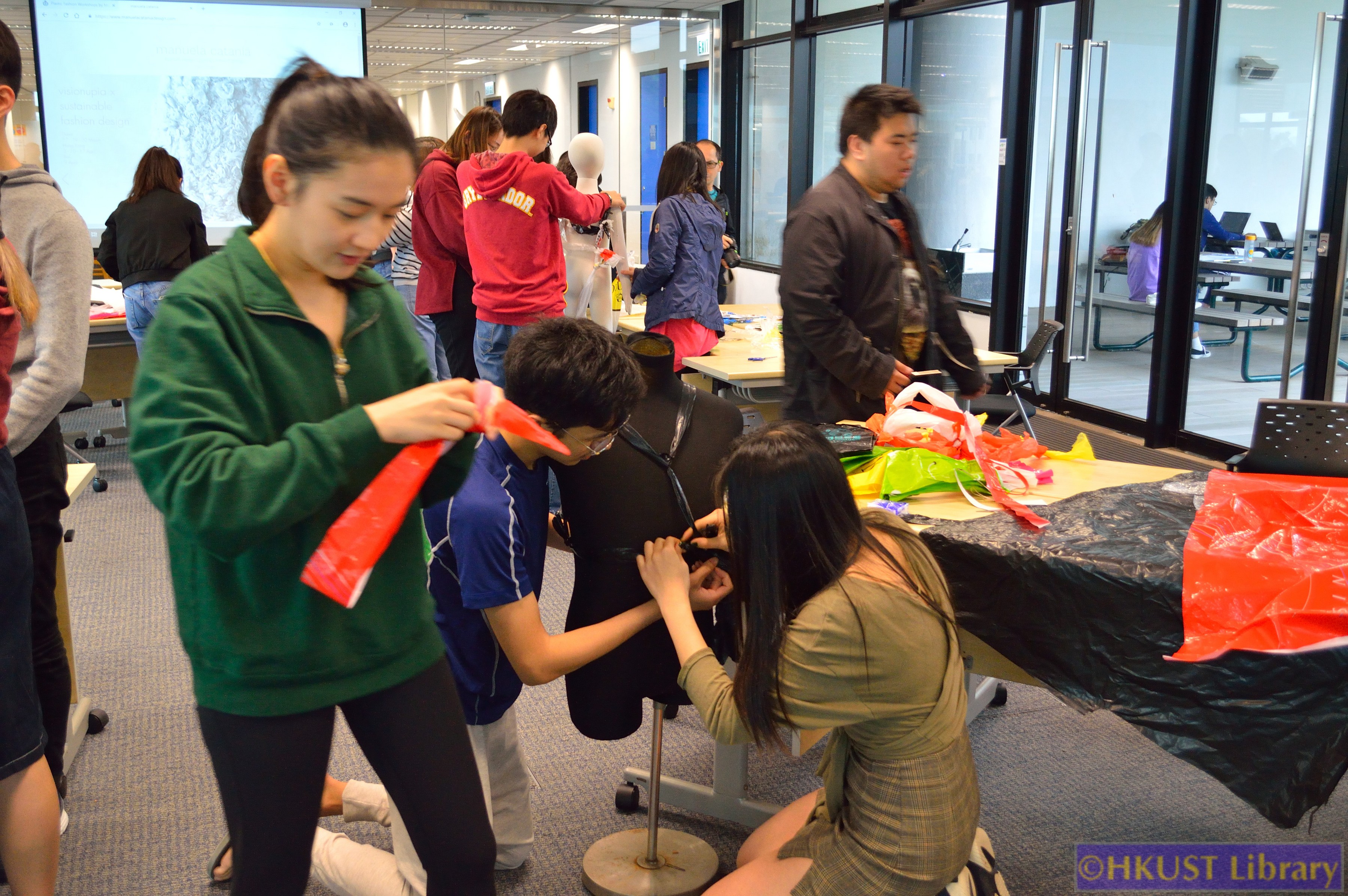 Plastic Fashion: Participants' Work Showcase: Workshop Photos