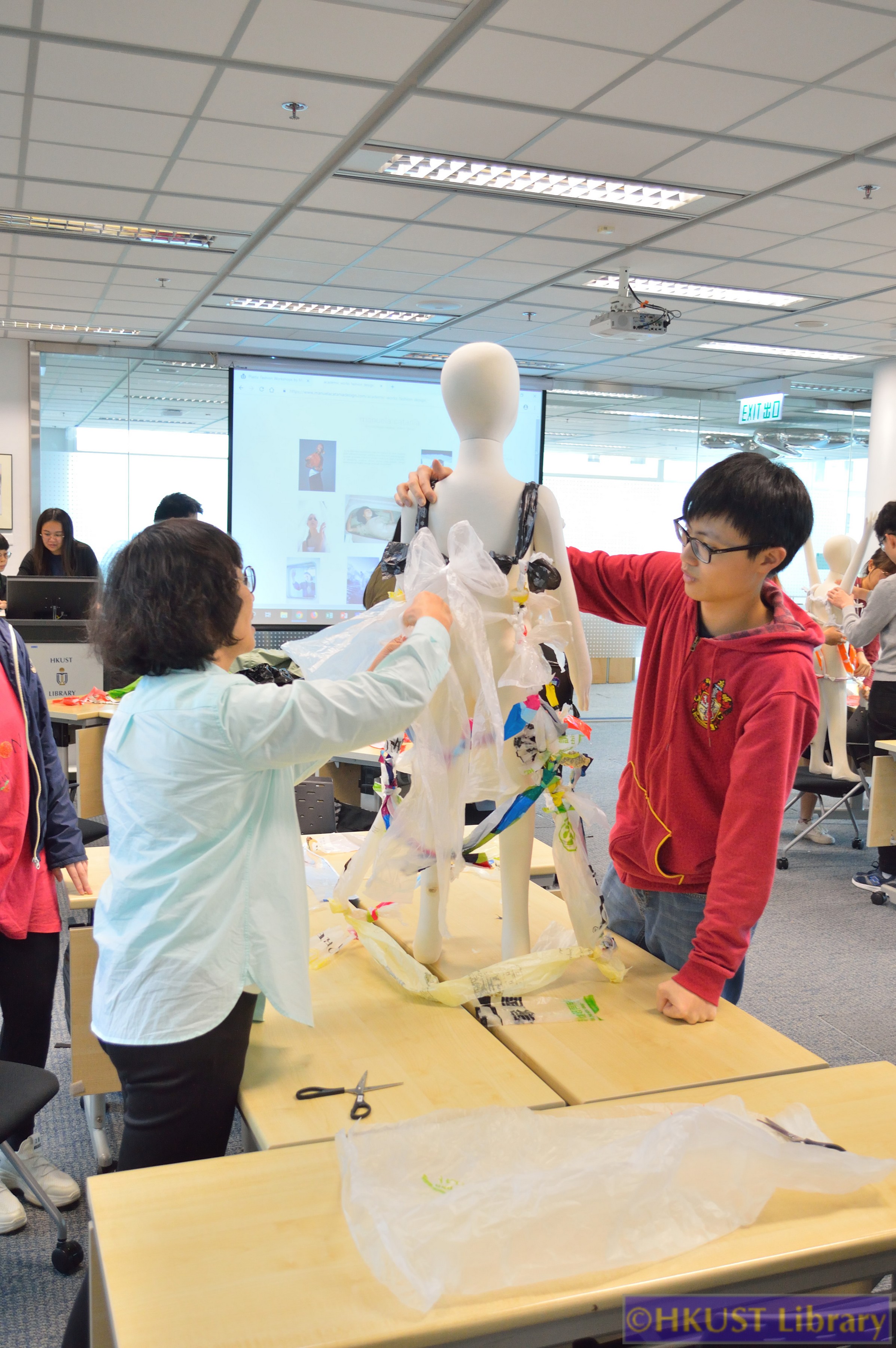 Plastic Fashion: Participants' Work Showcase: Workshop Photos