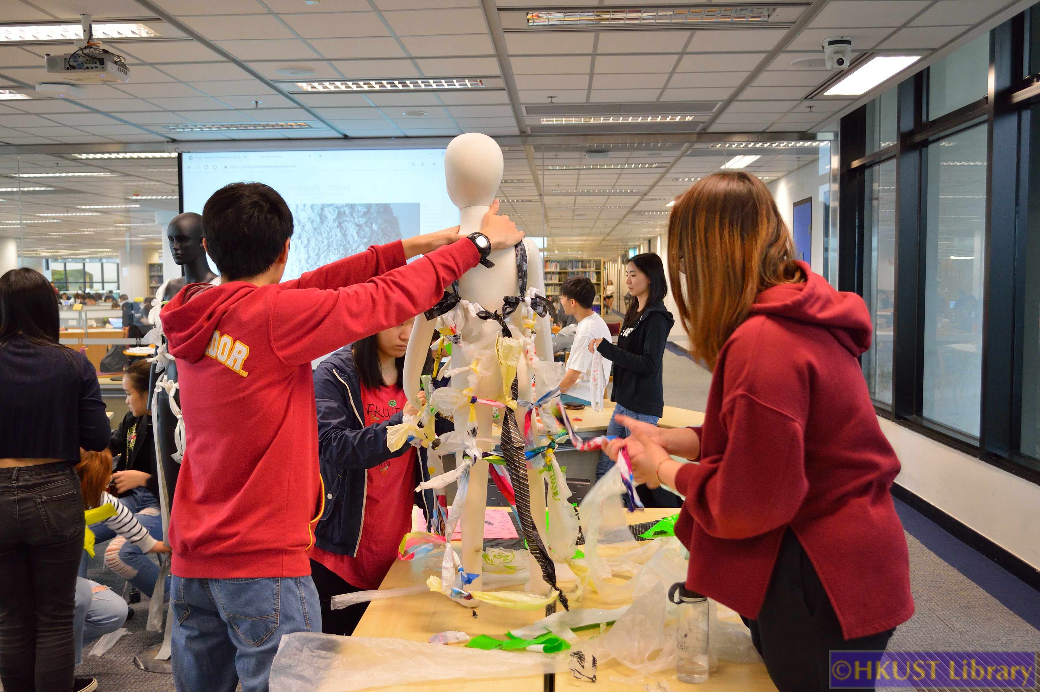 Plastic Fashion: Participants' Work Showcase: Workshop Photos