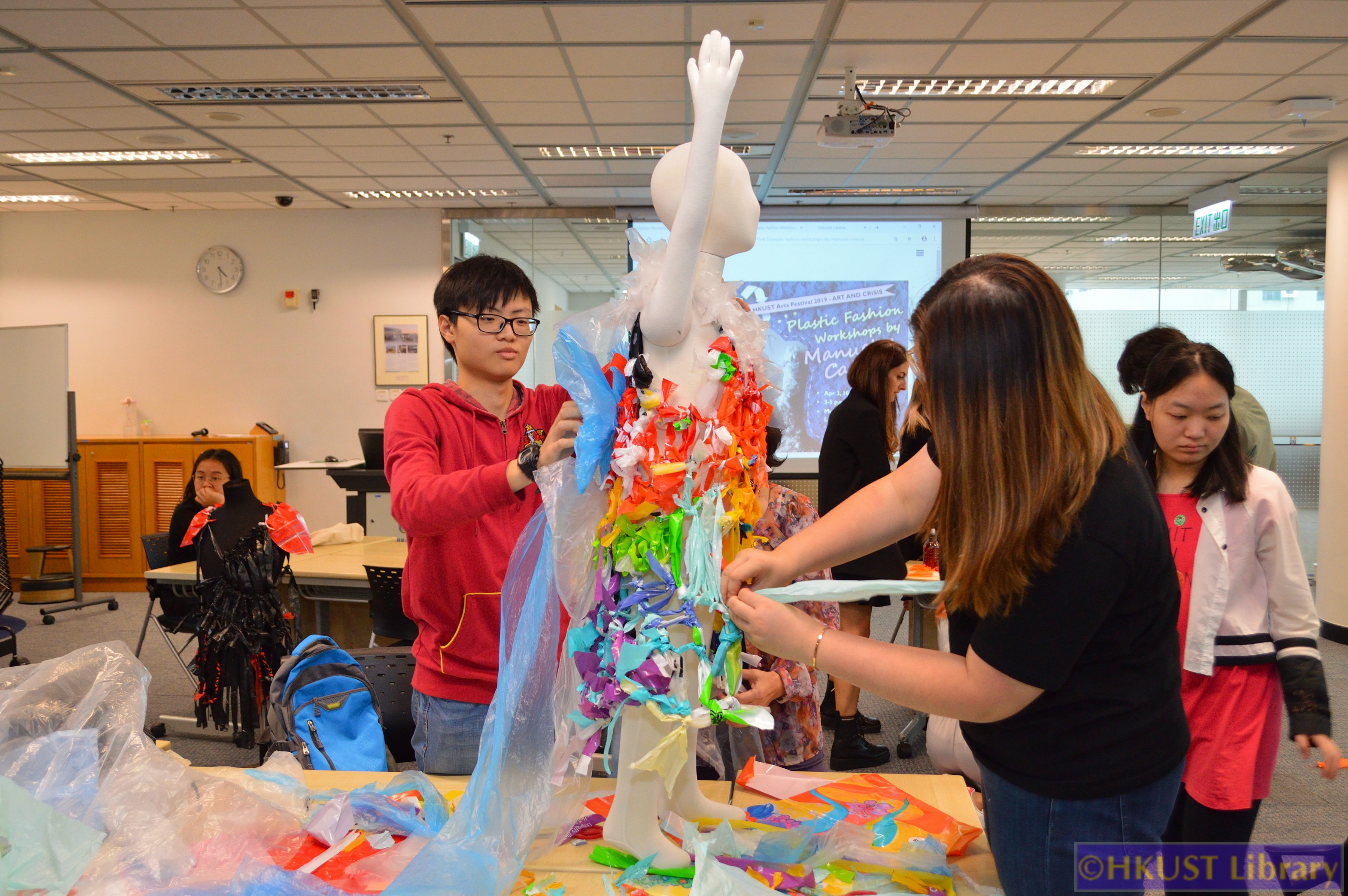 Plastic Fashion: Participants' Work Showcase: Workshop Photos