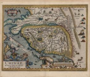 A new representation of China, once called the region of the Chinese (1584)