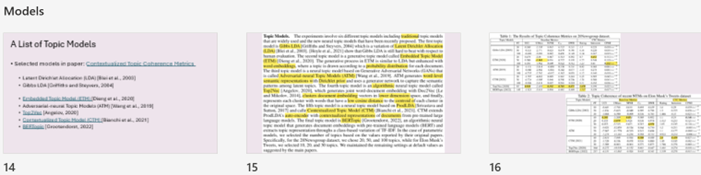 Fig. 3 Notes for model selection