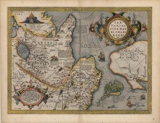 Map of Tartary, or The Kingdom of the Great Khan (1570)