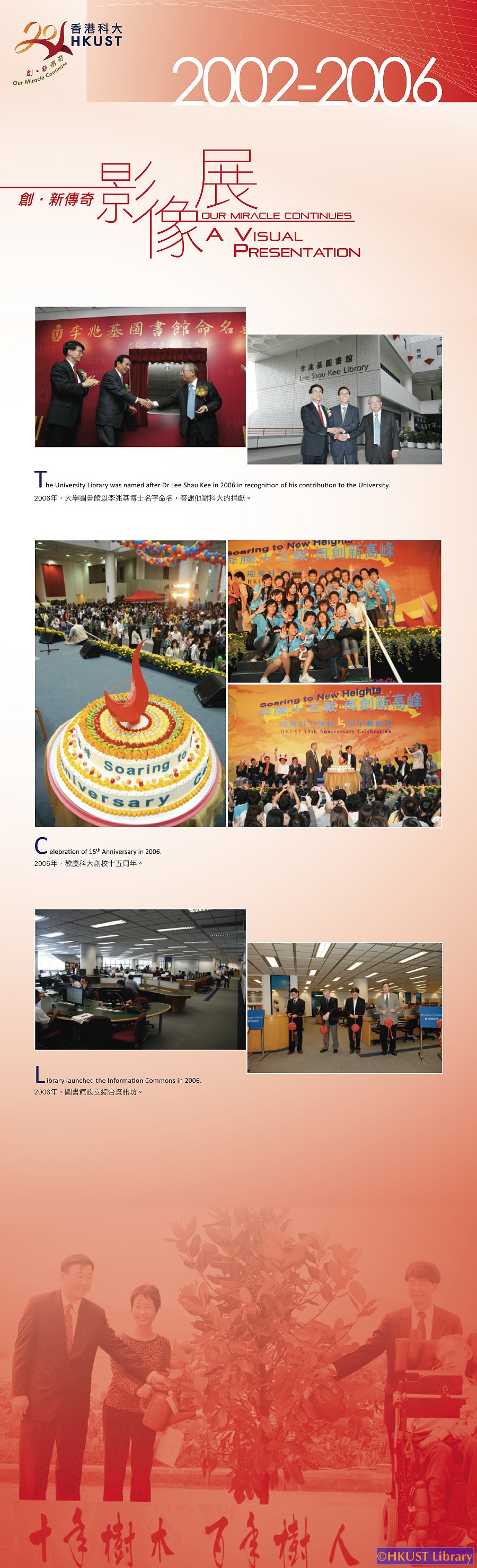 Our Miracle Continues — A Visual Presentation: Exhibition Panels