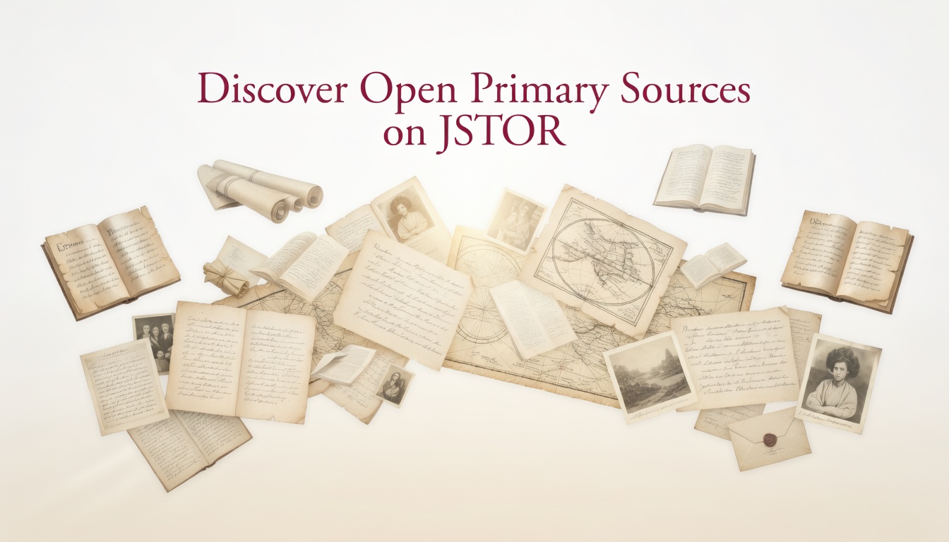 Discover Open Primary Sources on JSTOR