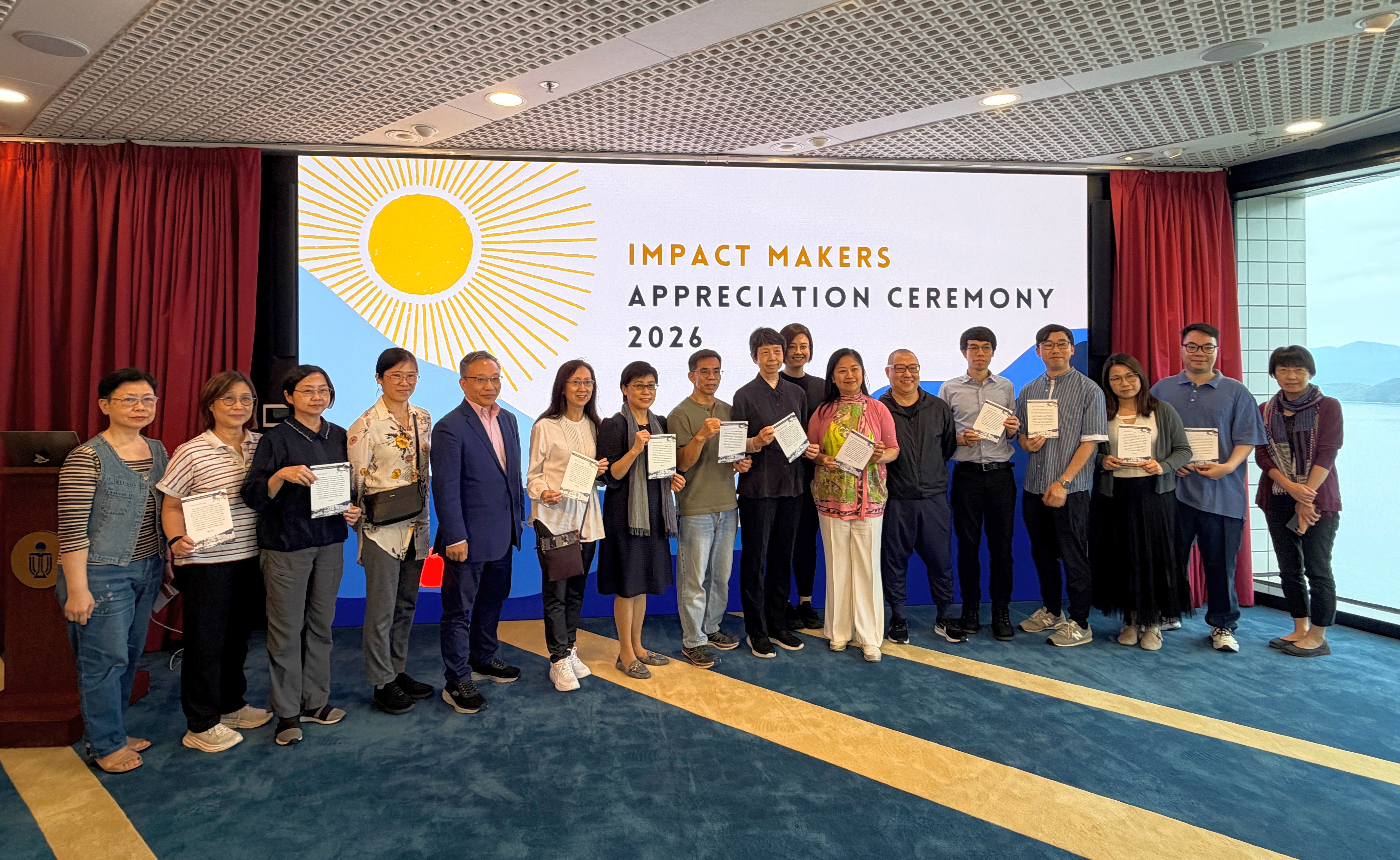 HKUST Impact Makers Program Appreciation Ceremony 2026 - Lib Staff Group Photo