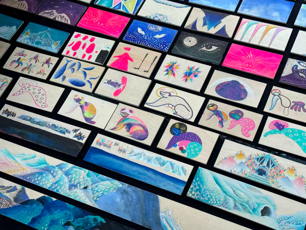 Original Animation woodblocks