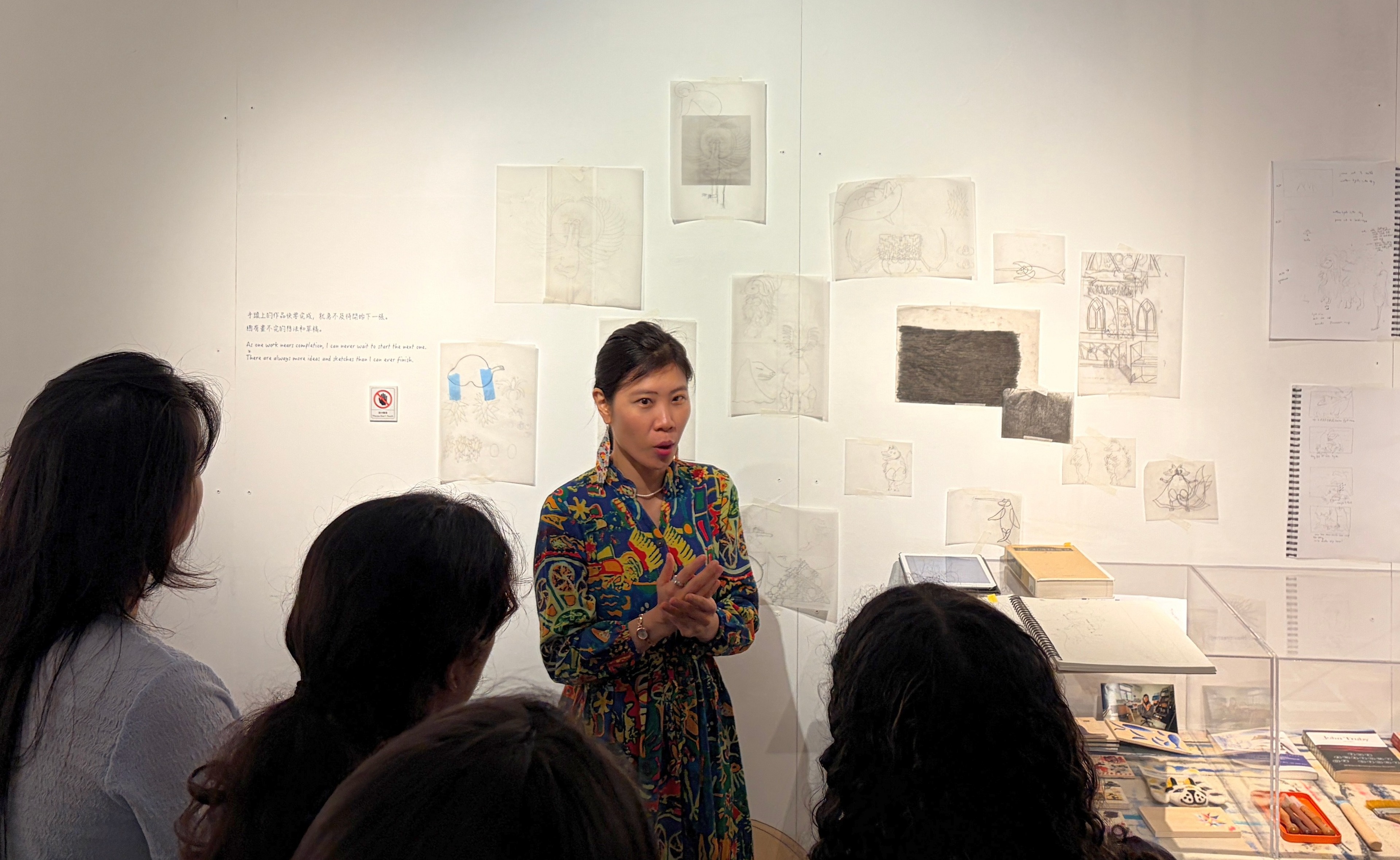 Michelle sharing stories from her Arctic journey