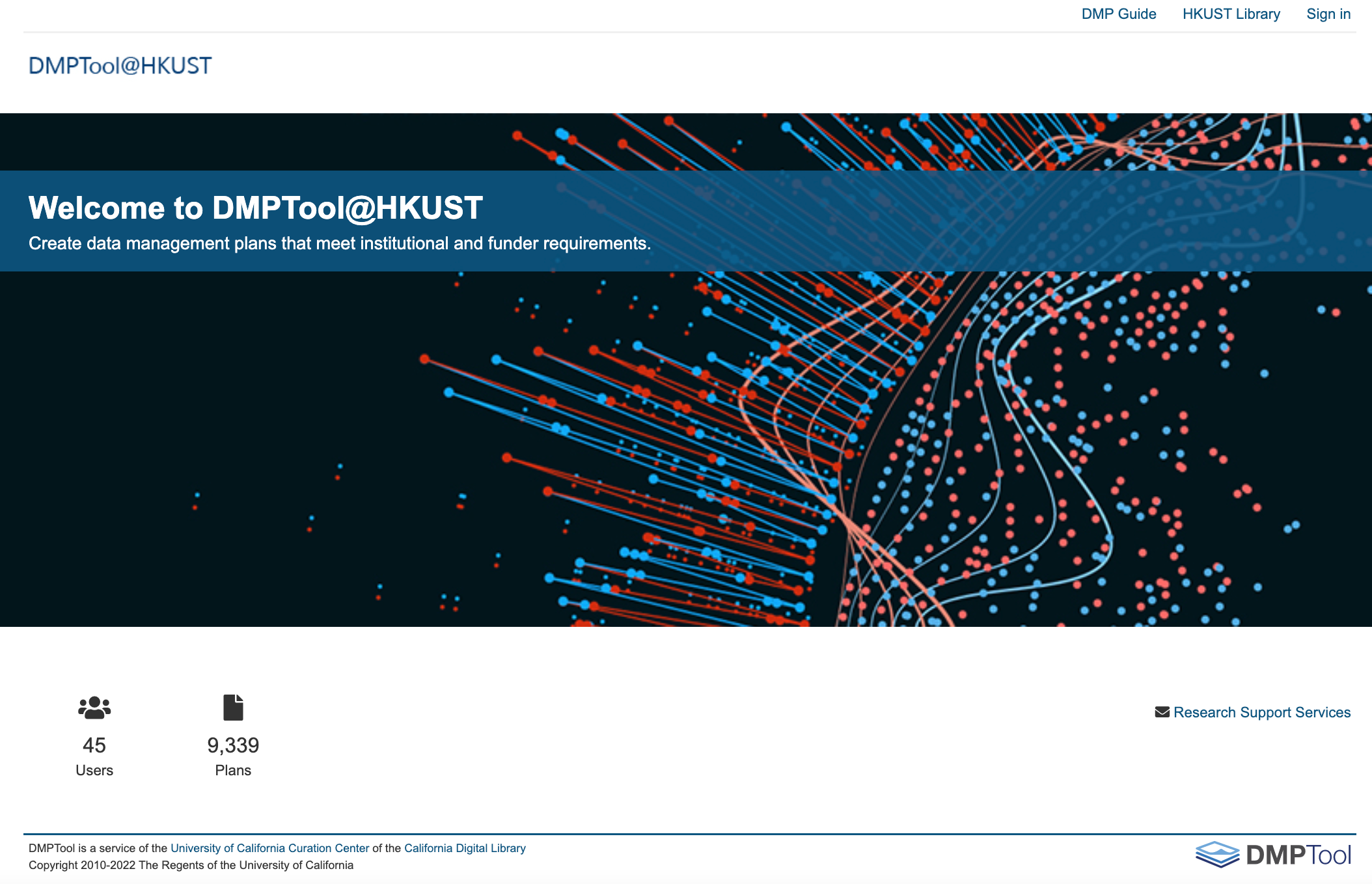 DMPTool Landing Page