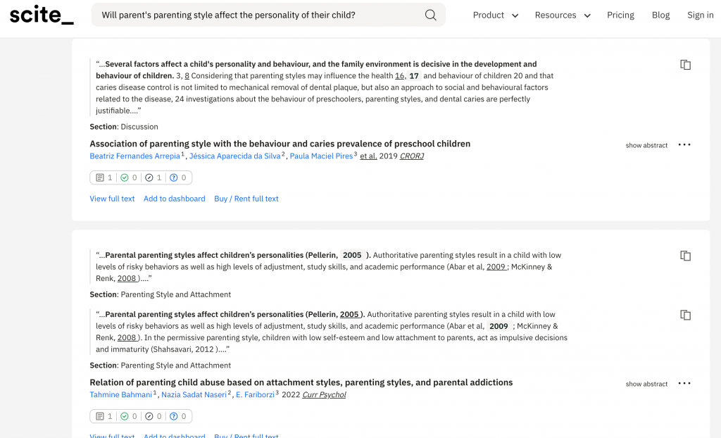 Will parent's parenting style affect the personality of their child?