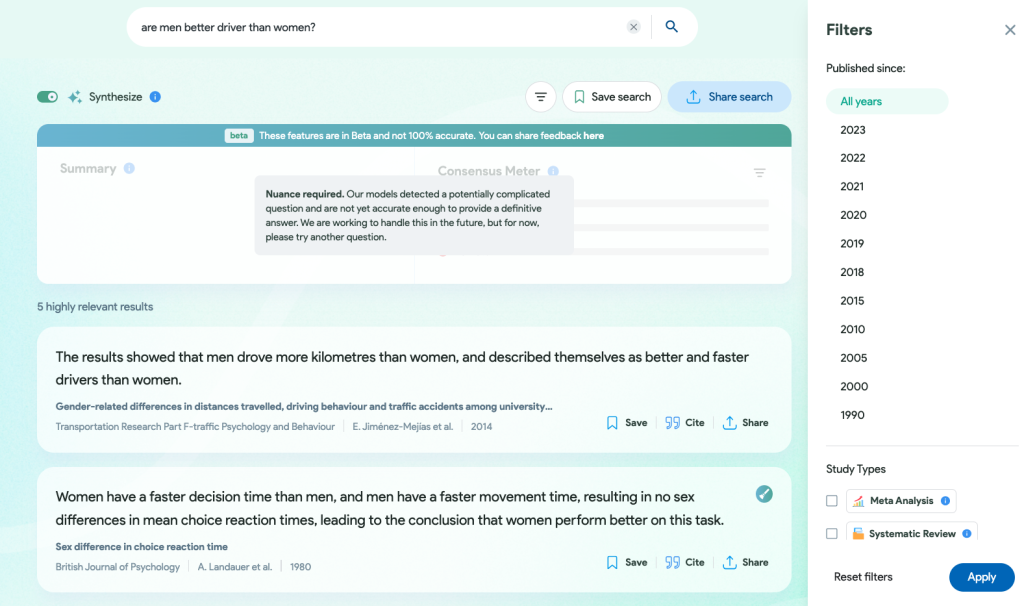 Consensus Driver Question