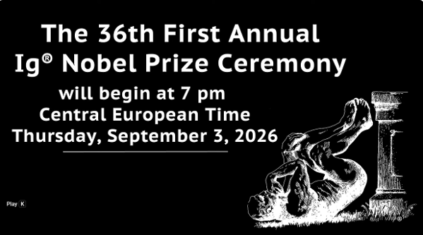 Ig Nobel Prizes 2026
