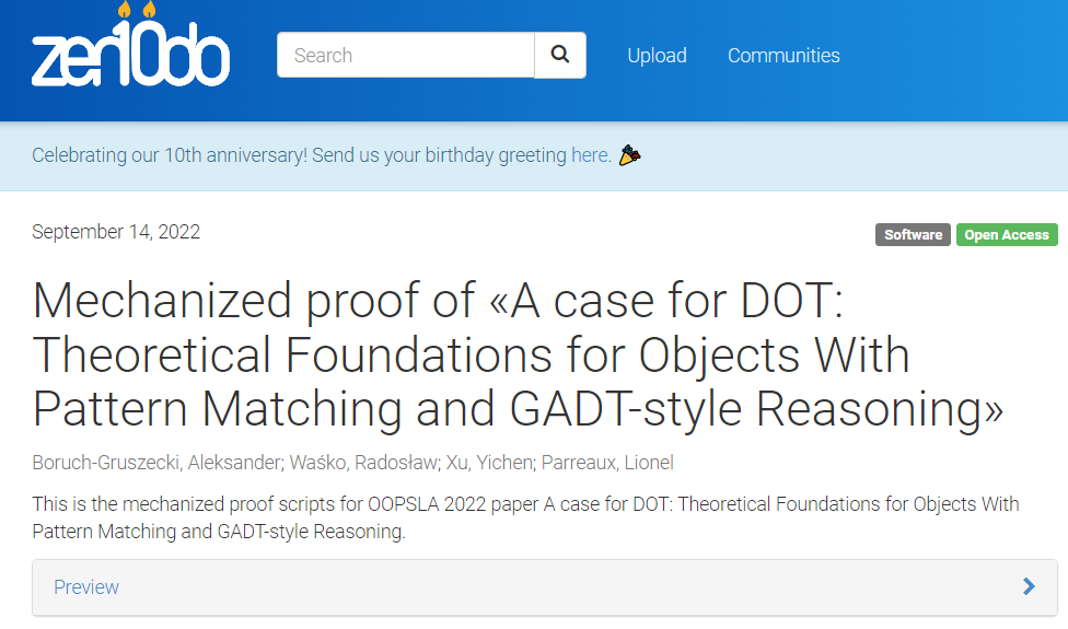 No linked publication