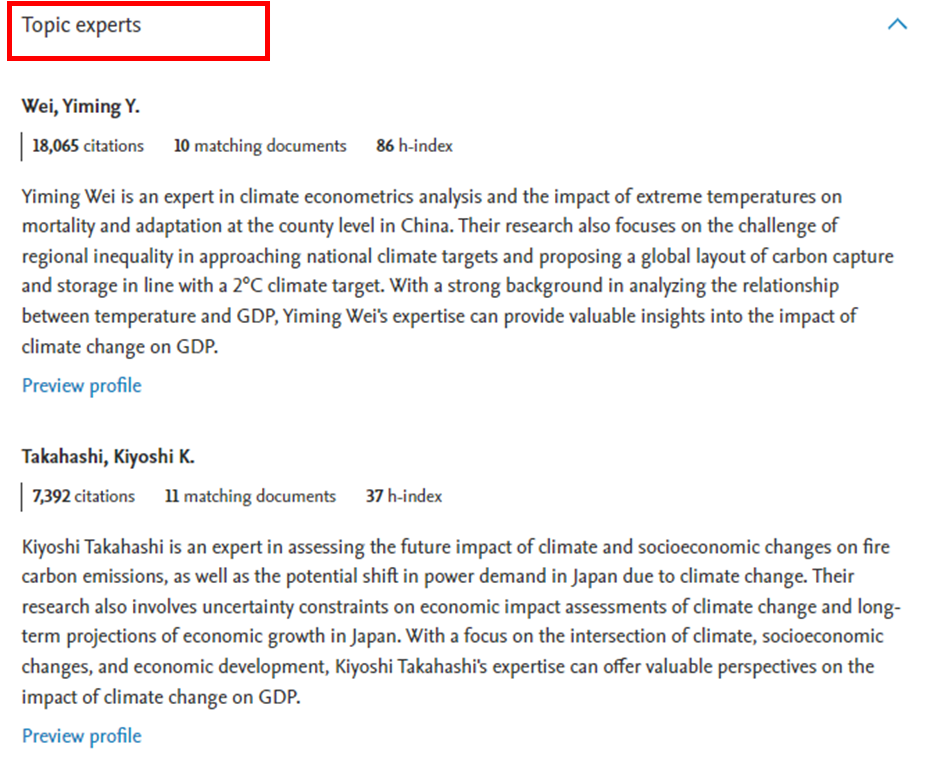 Scopus Ai Field Experts