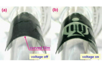 Foldable paper-like electronic display