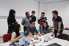 Discussion during class