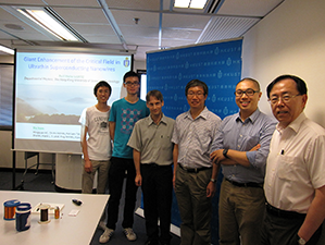 Professor Rolf Walter LORTZ (3rd from left) and his research team