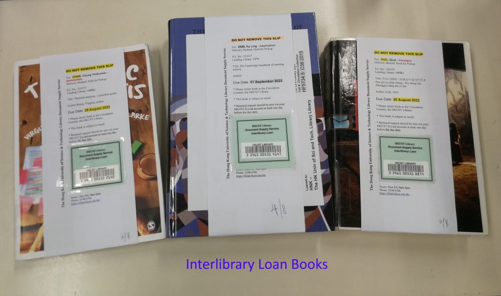 InterLibrary Loan Books