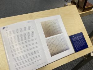 Exhibition book display