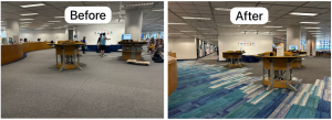 new carpet at the G/F entry