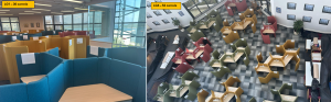 new hexagon carrels on LG1 and LG4